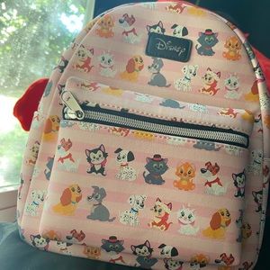 Loungefly Disney Pets Striped Mini Backpack